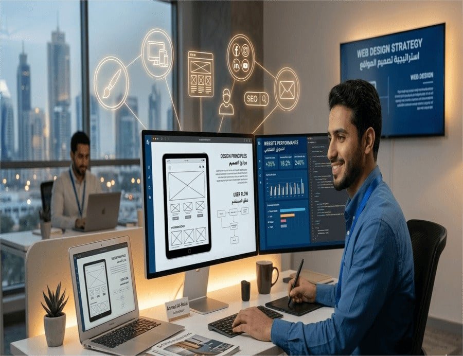 تصميم وتطوير المواقع الإلكترونية