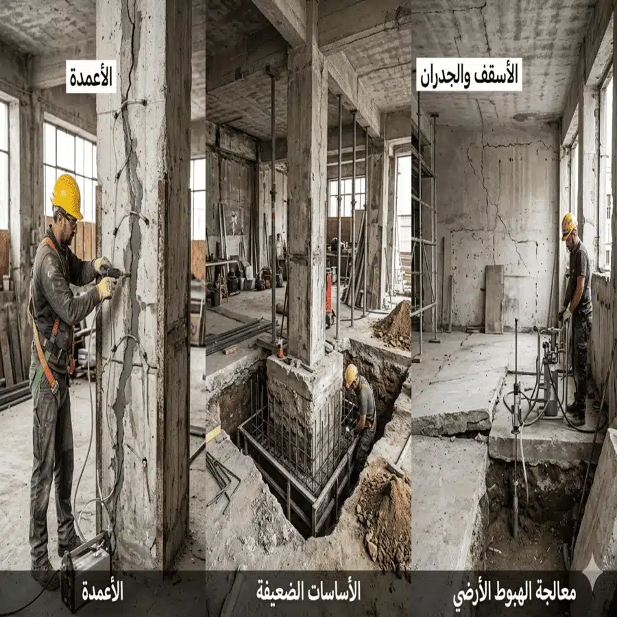 الترميم الإنشائي للمباني