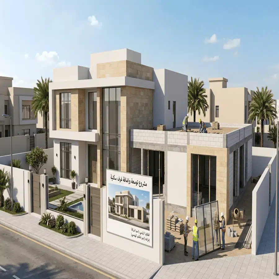 توسعة منازل وإضافة غرف